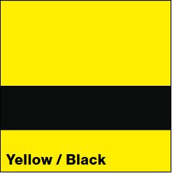 Yellow/Black LACQUER 1/16IN - Rowmark Lacquer